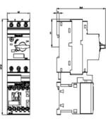 Load Feeder Fuseless, Direct-on-Line Starting 400 V AC, Size S00 1.10...1.60 A 24 V DC Screw Terminal For Installation On Standard Mounting Rail - Image 3
