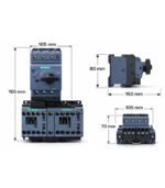 SIRIUS 3RA Load Feeder, Reversing Starter, 370 W, 690 V AC, 1, 3 Phase, IP20 - Image 2