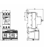 SIRIUS 3RA Load Feeder, Reversing Starter, 370 W, 690 V AC, 1, 3 Phase, IP20 - Image 3