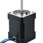 StepperOnline 17HS19-2004S1 – NEMA 17 Bipolar Stepper Motor (42×48 mm, 2.0 A, 0.59 N·m / 59 N·cm, 4-Wire, with 1 m Cable & Connector)