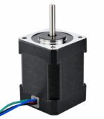 StepperOnline 17HS19-2004S1 – NEMA 17 Bipolar Stepper Motor (42×48 mm, 2.0 A, 0.59 N·m / 59 N·cm, 4-Wire, with 1 m Cable & Connector)