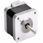 MOONS' MS17HA2P4100 – NEMA 17 High Precision Hybrid Stepper Motor (0.9°, 2-Phase)