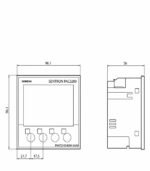 Siemens SENTRON PAC3200 Power Monitoring Device (Panel-Mount, LCD 96×96 mm, Screw Terminals) - Image 2
