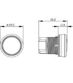Siemens 3SU1051 Indicator Light - Image 3